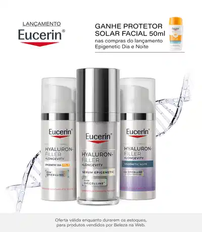 Ganhe Protetor Solar Facial Ultra Fluido 50ml nas compras do lançamento Epigenetic Dia e Noite