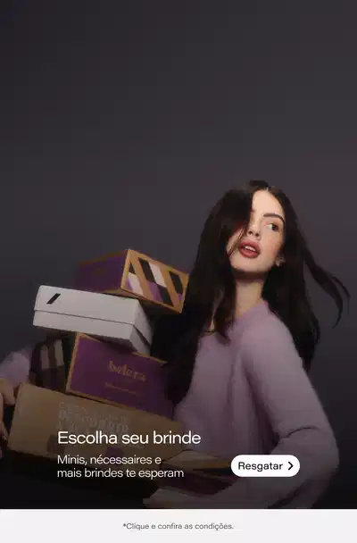 Escolha seu brinde! Presentes diários te esperam. Botão Garanta o seu.