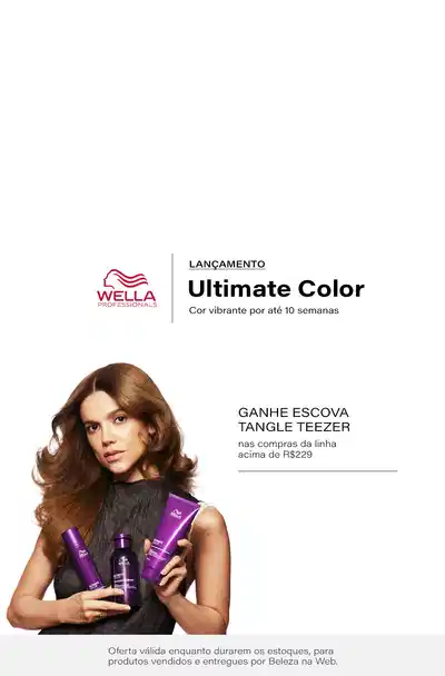 Lançamento Wella Professionals linha Ultimate Color. 