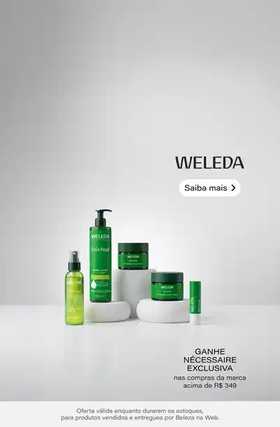 [Weleda] Na compra de qualquer item da linha Skin Food, ganhe uma necessarie exclusiva