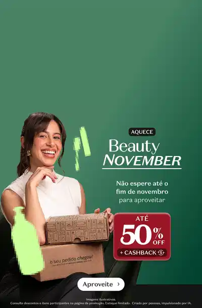 Esquenta Beauty November até 50% OFF