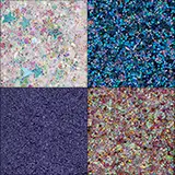 Paleta de Sombras Ruby Kisses Electric Glaze Holo Sky com tons azuis.