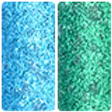 Kit Colormake Gel Glitter Azul e Verde (2 Produtos)