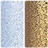 Kit Colormake Gel Glitter Prata e Dourado (2 Produtos)