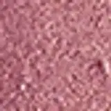 A imagem mostra uma embalagem de batom, redonda, preta e prata, com logo da marca na parte prata com letras pretas e sem a tampa, com o batom rosa à mostra.