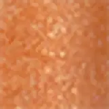 O produto é um brilho labial da marca Vizzela Kids. Consiste em um frasco plástico transparente com tampa branca, contendo um produto brilhante de cor laranja. O frasco tem um rótulo com o logotipo da marca.