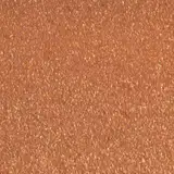 Frasco de item de make com aplicador em formato de pincel, na cor bronze com texto branco "NAH" e coração, sobre fundo branco.