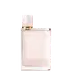 Frasco de item de perfumaria da marca Burberry, com embalagem de cor rosa clara e texto "BURBERRY" em relevo.