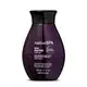 Frasco de200ml de óleo corporal hidratante da marca Nativa SPA Uva Merlot, na cor roxa escura, tampa preta com rótulo em letras douradas e brancas.