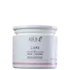 Frasco branco da linha Keune Care, contendo máscara para cabelos coloridos, com rótulo destacando "Color Brillianz Mask" e informações sobre a proteção da cor dos cabelos.