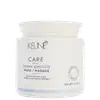 Frasco branco da linha Care da Keune, contendo máscara dermatologicamente aprovada para couro cabeludo sensível, com 500 ml de capacidade.