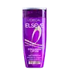 Frasco de shampoo Elseve Collagen Lifter, com embalagem roxa e detalhes em dourado, contendo 200 ml do produto. O rótulo destaca os benefícios do colágeno para cabelos affinados e sem volume.