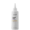 Frasco branco de 200 ml da linha Radiant Gloss da Keune, um produto de brilho iluminador para os cabelos, com extrato de orquídea em sua fórmula.