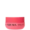 Embalagem rosa de máscara reparadora intensiva da marca Vizcaya, com texto em preto destacando o nome da marca e a função do produto.