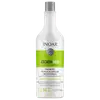 Frasco branco com rótulo verde da linha Cicatrifios da Inoar, contendo shampoo para tratamento capilar instantâneo, com ação antifrizz e redução progressiva de volume.