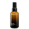 Frasco de óleo escuro da marca Sebastian Professional, com rótulo em preto e dourado, contendo "Dark Oil Smooth & Shine Styling Oil" como descrição do produto.