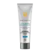 Tubo de gel-creme de proteção solar SkinCeuticals com FPS 80, embalagem branca e azul, com rótulo indicando "UV Oil Defense Protetor Solar" e "Antioleosidade toque imperceptível".