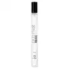 Frasco de vidro transparente com tampa preta, contendo 15 ml de produto da marca Hinode, com o texto "Latitude Brave" impresso no rótulo em letras brancas.