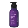 Frasco de loção corporal noturna da linha Nativa SPA, com embalagem roxa e preta, contendo 400 ml do produto "Orquídea Noire" com óleo de quinoa.