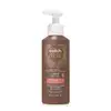Frasco marrom com bomba dosadora branca e letras brancas e bege claro contendo 90ml de booster capilar Nutrição Match Ciência das Curvas.
