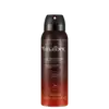 Frasco com degradê de marrom e laranja e letras cinzas contendo 75g/125ml de desodorante antitranspirante aerossol da marca Malbec.