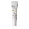 Bisnaga de 10ml na cor branca com letras pretas e detalhes azuis contendo protetor facial FPS 80 da marca Botik Ácido Hialurônico.
