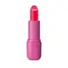 Batom do Arraso Eu Sou Mais  Eu na cor rosa da marca Intense em embalagem na cor roxa.