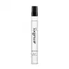 Frasco cilíndrico e transparente de item de perfumaria da marca Malbec Icon, com tampa borrifadora preta e tamanho compacto de 10ml. A marca está gravada em letras pretas no frasco.
