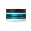 Pote branco com tampa preta e rótulo nas cores azul metalizado, preto e branco, contendo 250g de máscara capilar Match Science Crescimento.