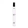 Frasco cilíndrico e transparente com líquido claro, tampa e letras pretas, contendo 10ml de desodorante colônia Linda Irresistível.