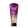 A imagem mostra uma bisnaga de creme corporal Nativa SPA Rosas Secretas. A embalagem traz um degradê que vai do roxo para o branco, tampa preta e as informações estão impressas em dourado, branco e preto.