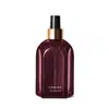 Vidro de aromatizador spray Casa 214 Figo Magnífico com design geométrico em tom de roxo e detalhes dourados no rótulo. Embalagem elegante e sofisticada, com tampa preta.