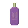 Frasco de perfume Egeo com design moderno e minimalista, em tom de roxo predominante, com rótulo destacando o nome "Vanilla Ubession" e a marca "Egeo" em letras douradas.