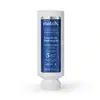 Frasco branco cilíndrico com rótulo azul e prata. Rótulo exibe o nome "match." e indica que o produto é um condicionador hidratante com ácido hialurônico e lipídios de girassol. Embalagem possui 280 ml.