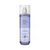 Frasco de vidro transparente com spray dourado contendo item de perfumaria da marca Cuide-se bem, com rótulo roxo e texto "Lavandinha" em letras brancas.
