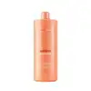 Shampoo nutritivo da linha Braé Stages. Rótulo com o texto "nutrition shampoo" e "intense nutrition" em letras brancas. Informações adicionais como "vegano protein complex and nourishing oil" e o volume de 1L.
