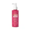 Frasco de 100 ml do produto Siàge Dermohair da Eudora, com bomba dosadora branca. O frasco possui cor rosa vibrante e rótulo com informações sobre os benefícios do produto para a resistência e antiqueda capilar.