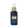 Frasco de soro capilar multidimensional Siàge Dermohair da Eudora, com 48 ml, em embalagem de vidro com conta-gotas e rótulo azul escuro e dourado, destacando o ácido mandélico e o equilíbrio do couro cabeludo.