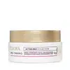 Embalagem tipo pote do Creme hidratante facial uniformizado. embalagem branca, redonda, com tampa de rosquear na cor dourada, rótulo em tons de dourado, bordô e vermelho em fundo branco, 50g do produto.