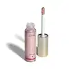 O produto apresentado é um iluminador da marca Eudora, da linha Niina Secrets. Trata-se de um frasco contendo um produto de cor rosé. O rótulo exibe o nome da marca "Eudora" e a descrição "Iluminador" em rosa. O aplicador é um pincel branco.