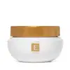 Frasco de creme hidratante branco com tampa dourada, exibindo o logotipo da marca Eudora Golden. O produto apresenta uma embalagem simples e elegante, com destaque para a cor dourada da tampa.