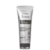 Frasco de condicionador Siàge Nutri Diamond, com embalagem de plástico transparente e rótulo em preto e branco. Destaca a nutrição e blindagem por 4 dias, além de brilho que resiste a 10 lavagens, para cabelos secos e com frizz.