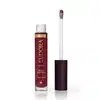 Produto de beleza Eudora Make: Micro Injection, um gloss labial em embalagem de frasco plástico vermelho com detalhes dourados, contendo um aplicador de haste branca.
