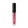 Frasco cilíndrico transparente com tampa preta e letras brancas contendo 4ml de batom líquido rosé Goiabali Instamatte Quem Disse Berenice?.