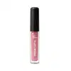 Frasco cilíndrico transparente com tampa preta e letras brancas contendo 4ml de batom líquido rosa Roseirali Instamatte Quem Disse Berenice?.