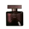 Frasco quadrado marrom com tampa retangular na mesma cor e letras cinzas, contendo 100ml de desodorante colônia Coffee Man Seduction.