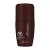 Frasco na cor vinho com letras cinzas contendo 55ml de desodorante antitranspirante roll-on da marca Malbec.