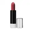Refil de batom mate na cor Rosa Rose Fabulous, marca Make B., com embalagem preta e branca, apresentado em posição vertical com tampa cilíndrica transparente ao lado, sobre fundo branco.