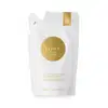 Refil de creme desodorante hidratante corporal acetinado da marca Elysée Blanc em sachê de 200g nas cores branca e dourada.