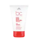 Embalagem em tubo plástico branco e vermelho. Rótulo com o nome do produto "Repair Rescue Sealed Ends + Arginine" em letras vermelhas e pretas.